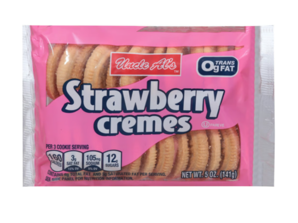 Uncle Al S Strawberry Cremes Sandwich Cookies